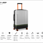 Jeep Trolley Jh001 81"Cm Silver MS Department Store Oman