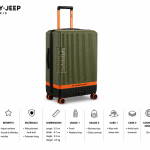 Jeep Trolley Jhoo1A 81Cm Green MS Department Store Oman