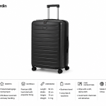 Pierre Cardin Capella Bayer Pc Trolley S   29" Black MS Department Store Oman