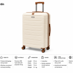 Pierre Cardin Capella Bayer Pc Trolley S 29" Champagne MS Department Store Oman