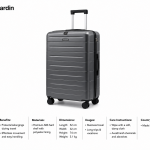 Pierre Cardin Capella Bayer Pc Trolley S   29" Iron Grey MS Department Store Oman