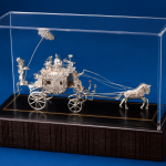 Handcrafted Ornate Silver Carriage Collectible MS Department Store Oman
