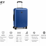 Delsey Trolley Christine Val 819 70 Klein Blu MS Department Store Oman