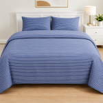 Stripe Dtx Comforter King 1Pc 259X242Cm Bstr MS Department Store Oman