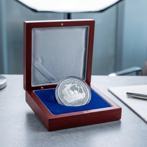 Commemorative Silver Coin Display Set MS Department Store Oman