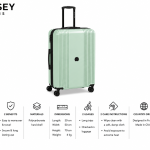 Delsey Trolley Ophelie Val 70 Cm Almond MS Department Store Oman