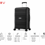 Antler Challenger Pp Trolley 24 Black MS Department Store Oman