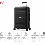Antler Challenger Pp Trolley    20 Black MS Department Store Oman