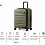 Pierre Cardin Bologara Pc Front Open Trolley S   20" Green MS Department Store Oman