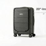 Antler Sofia Pp 4W Trolley S   Cabin With Front Pocket 20" - D.Grey MS Department Store Oman