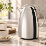 Regall 1.0Ltr. Plastic Body Flask Chrome Body