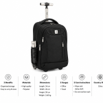 WIRES 20" TROLLEY BACKPACK BLACK MS Department Store Oman