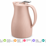 Regal1.0Ltr.  Plastic Body Vacuum Flask [4-Colors Assorted]