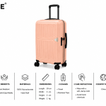 Verage Pp Trolley 20" Peach MS Department Store Oman