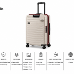 Pierre Cardin Bologara Pc Front Open Trolley S 29" Smokey White MS Department Store Oman