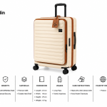 Pierre Cardin Bologara Pc Front Open Trolley S   25 Champagne MS Department Store Oman