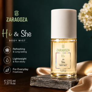 Zaragoza Body Splash Her & She -215Ml (Women) MS Department Store Oman