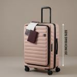 Pierre Cardin Bologara Pc Front Open Trolley S   20" Rose Pink MS Department Store Oman