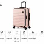 Pierre Cardin Bologara Pc Front Open Trolley S 25" Rose Pink MS Department Store Oman