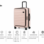 Pierre Cardin Bologara Pc Front Open Trolley S 29" Rose Pink MS Department Store Oman