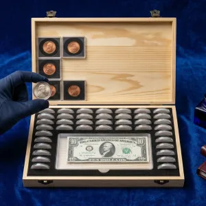 Premium Coin & Currency Collection Display Case MS Department Store Oman
