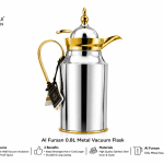 Al Fursan 0.8L Metal Vacuum Flask MS Department Store Oman