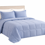 Bedsheet 3Pc Set  160X260Cm Sky Blue  MS Department Store Oman