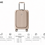 Verage Rome Monti Pp Trolley 4W   29" All With Front Pocket-Champagne MS Department Store Oman