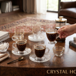 Crystal 1*8(18Pcs Tea Set Gold) MS Department Store Oman