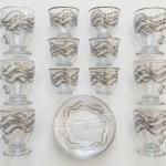 Crystal 1*8(18Pcs Tea Set Gold) MS Department Store Oman