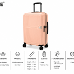 Verage Pp Trolley  24" Peach MS Department Store Oman