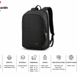 Pierre Cardin Shoulder Backpack Grey MS Department Store Oman