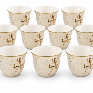 Elite Houseware Plain Porcelain Cups MS Department Store Oman