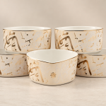 Elite Houseware Porcelain Nutsset 6 Pieces MS Department Store Oman