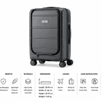 Antler Sofia Pp 4W Trolley S   Cabin With Front Pocket 25" - D.Grey MS Department Store Oman