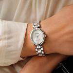 Ceshdun Women’S Silver Tone Oval Quartz Watch Set With Minimal Dial & Elegant Bracelet MS Department Store Oman