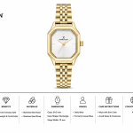 Daniel Klein Women'S Rose Gold Octagonal Analog Wrist Watch With White Dial & Stainless Steel Bracelet MS Department Store Oman