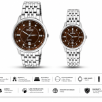 Sveston King Couple Two-Tone Analog Watch Set – Assorted MS Department Store Oman