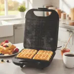 2-In-1 Sandwich Maker With 2 Detachable Plate - Black MS Department Store Oman