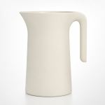 Crystal Vacuum Flask - Milk White Silver ) 1 * 12 (1 Liter) MS Department Store Oman