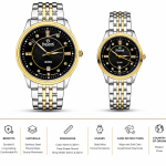Sveston King Couple Two-Tone Analog Watch Set – Assorted MS Department Store Oman