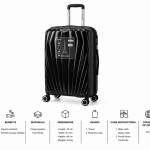 Pierre Cardin Capri Pp Trolley S   24" Black MS Department Store Oman