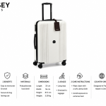 Delsey Trolley Ophelie Val 831 82 Beige MS Department Store Oman