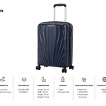 Pierre Cardin Capri Pp Trolley S 20" Dark Blue MS Department Store Oman