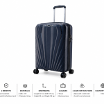 Pierre Cardin Capri Pp Trolley S 24" Dark Blue MS Department Store Oman