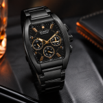 Homies Black Multifunction Rectangular Watch MS Department Store Oman