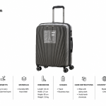 Pierre Cardin Capri Pp Trolley S   24" Dark Grey MS Department Store Oman