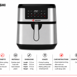 Air Fryer -Digtl TouchScrn (9.2L;10Prgm;SS-Blk)  MS Department Store Oman