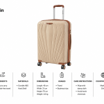 Pierre Cardin Capri Pp Trolley S 28" Champagne MS Department Store Oman