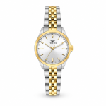 Ferro Women’s Two-Tone Stainless Steel Analog Watch with Date Display – Silver Gold MS Department Store Oman